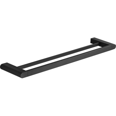 Mexen Adox двоен закачалка за кърпи, черен - 7018225-70 (7018225-70)