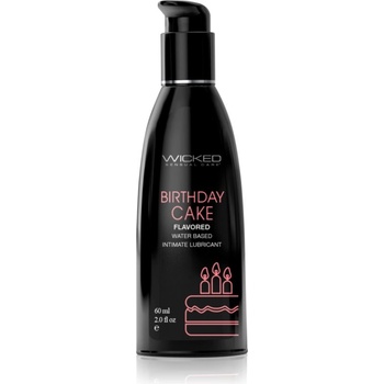 Wicked Sensual Care Aqua Flavored лубрикант гел с вкус Birthday Cake 60ml