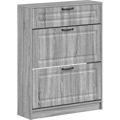 vidaXL Шкаф за обувки UTRECHT 78 x 24 x 100 см Инженерна дървесина (897761)