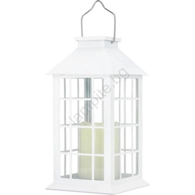 Kobi LED Соларна висяща лампа LED/0, 02W/1, 2V 1xAA 2700K IP44 200 mAh бял (KB0471)