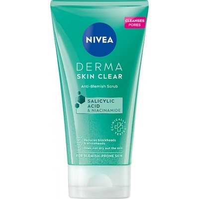 Nivea Derma Skin Clear - Скраб за лице 150мл