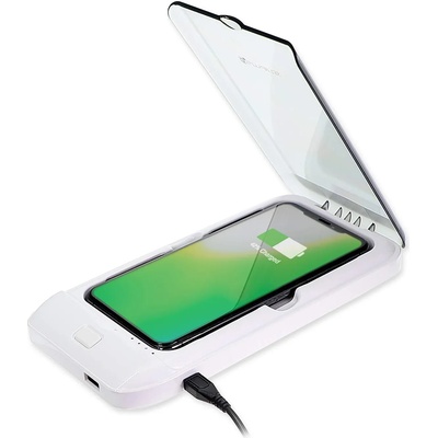 4smarts Wireless Power Bank MicroKill with UV sterilizer 5000mAh - външна батерия с безжично зареждане и UV стерилизатор (бял)