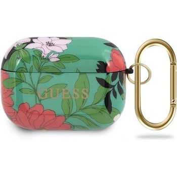 GUESS Защитен калъф Guess Flower Collection No. 1 за Apple Airpods Pro, зелен (GUACAPTPUBKFL01)