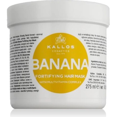 Kallos Banana укрепваща маска за суха и увредена коса 275 ml за жени