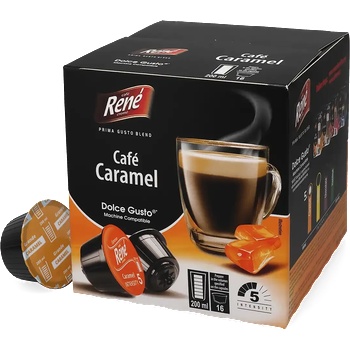 Café René | Карамелено кафе - 16 капсули за Dolce Gusto