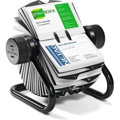 Durable Визитник Visifix, ротационен, черен (1070320026)