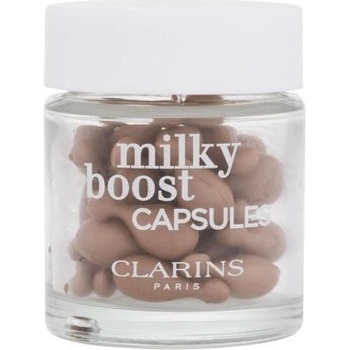 Clarins Milky Boost Capsules rozjasňující a vyživující make-up v kapslích 03.5 30 x 0,2 ml