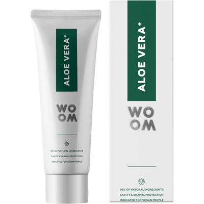 woom Паста за зъби, Woom, Веган Алое Вера, антибактериална, 75 мл (4751033921164) (4751033921164)