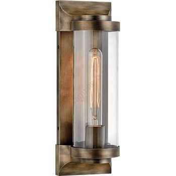 Elstead Lighting Quintiesse QN-PEARSON-M-BU - Външна стенна лампа PEARSON M 1xE27/60W/230V IP44 бронзов (ED1094)
