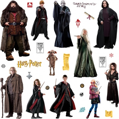 AG Design DK1643 Samolepicí dekorace Harry Potter, rozměry 42,5 x 64 cm – Zbozi.Blesk.cz