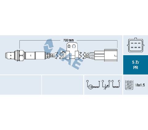 Lambda sonda FAE 75090