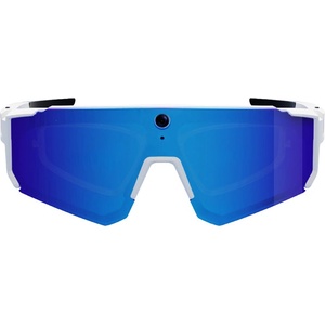 Colmi Спортни слънчеви очила Colmi V06 AI бели (със сини лещи) (V06 White/blue)