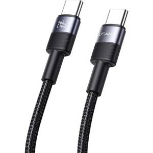 USAMS Кабел за данни USAMS SY Type-C - Type-C, 120cm, EZÜST SJ727USB01 (SJ727USB01)