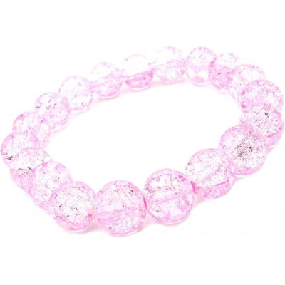 Steel Jewelry náramek růžový z bižuterie BNR090215