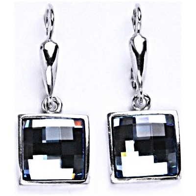 Čištín s krystalem Swarovski akvamarin. NK 1305/20