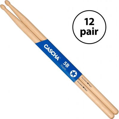 Cascha Drumsticks Pack 5B Maple