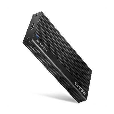 AXAGON EEM2-GTR, USB-C 3.2 Gen 2 - M.2 NVMe SSD kovový THIN RIB box EEM2-GTR