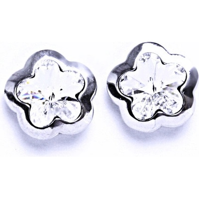 Čištín na šroubek s krystalem Swarovski čirý NŠ 1296