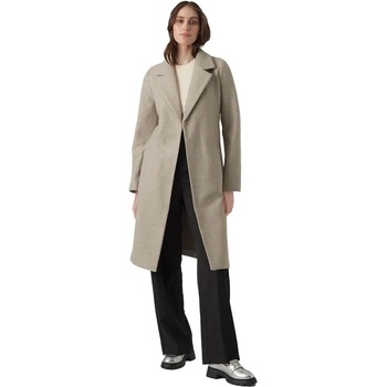 VERO MODA Палто Vero moda Fortuneaya coat - Grey (Silver Mink / Detail Melange)