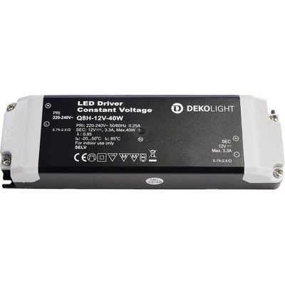 Deko-Light napájení BASIC, CV, Q8H-12-40W konstantní napětí 0-3300 mA IP20 12V DC 40,00 W 862162