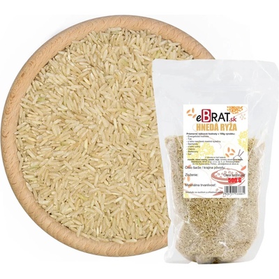 eBrat.sk Hnedá ryža 0,5 kg