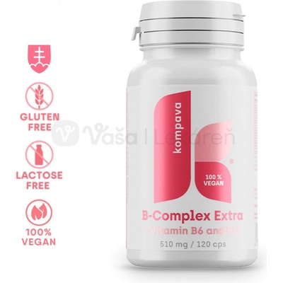 kompava B-complex Extra + B6, B12 120 ks