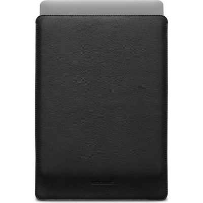 WOOLnut Leather Sleeve for 15-inch MacBook Air - Black (k-WN-MBA15-S-2243-BK)