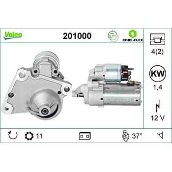 Štartér VALEO 201000