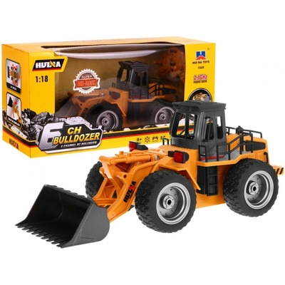 Hulna RC buldozér 1:18 RTR žltá