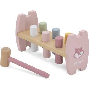 Viga Toys Дървена игра с чукче, Viga - Лисиче (44208)