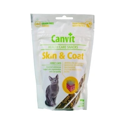 Canvit Snacks CAT Skin & Coat 5 x 100 g