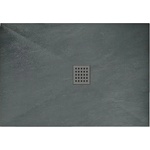 Rea Правоъгълно душ корито Rea Rock 80x120 сиво (5902557355440)