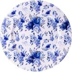 Qx impex kft IRIS калайдисана тава синьо цвете 33x1, 5cm 81065 (81065)