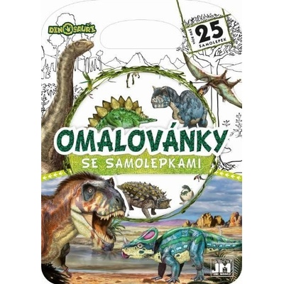 Jiri Models Omalovánky se samolepkami Dinosauři