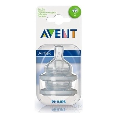 Philips Avent Dudlík Anti-colic/Classic+ 2 pomalý průtok 2 ks Bílá – Zboží Dáma