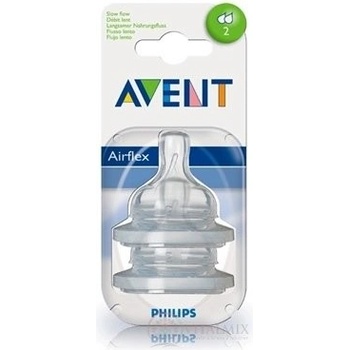 Philips Avent Dudlík Anti-colic/Classic+ 2 pomalý průtok 2 ks Bílá