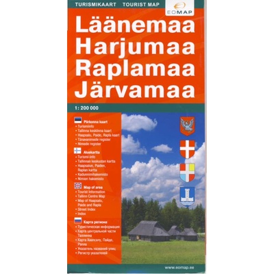 mapa Estonia northwest 1:200 t. Laanemaa