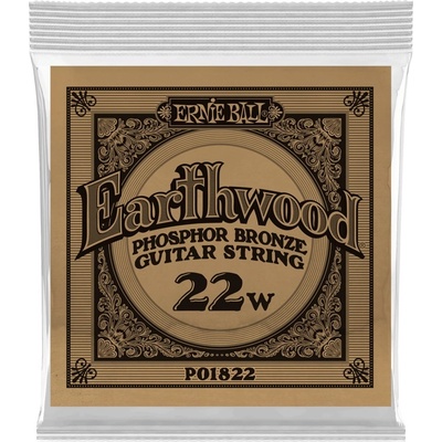 Ernie Ball Earthwood Phosphor Bronze Single .022