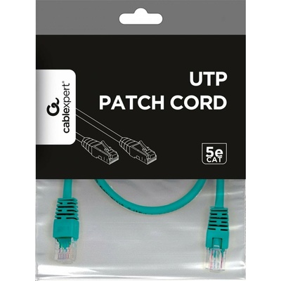 Gembird PP12-0.5M/G patch RJ45, cat. 5e, UTP, 0.5m, zelený