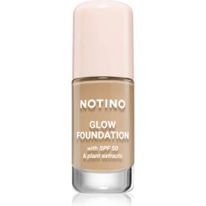 Notino Glow Foundation With SPF 50 & Plant Extracts озаряващ фон дьо тен SPF 50 02 Light Medium Warm 30ml