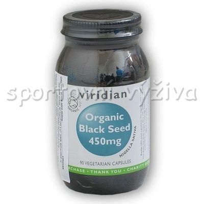 Viridian Black Seed 450 mg Organic 90 kapsúl