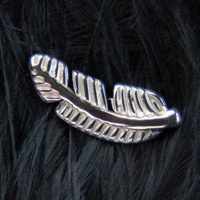 CryptoEshop Titanová konturová koncovka ve tvaru pírka Feather P191-09