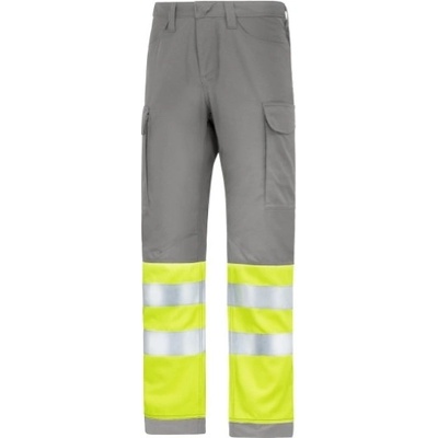 Snickers Workwear kalhoty reflexní Service třída 1 šedé