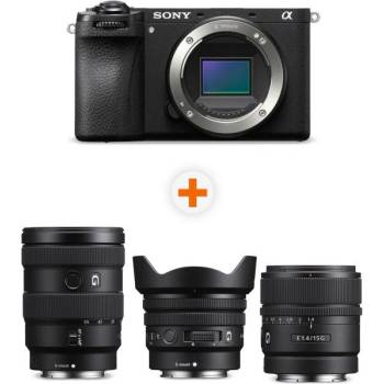 Image 1 of Sony Alpha A6700 15mm f/1.4 G + 16-55mm f/2.8 + 10-20mm f/4