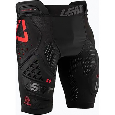 Leatt Impact Shorts 3DF 5.0 chráničové čierna/červená