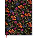 Paperblanks Тефтер Wild Flowers, Ultra, широки редове, мека корица, 88 листа (FB9736-5)