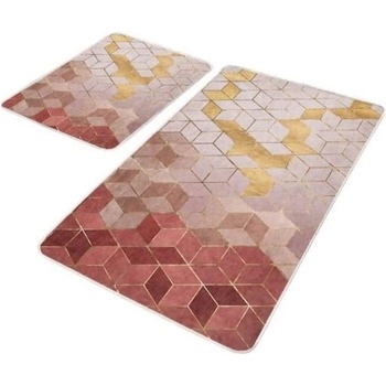 Mila Home Розови кадифени килими за баня в комплект от 2 бр. 60x100 cm - Mila Home (HKG-TY-PASPAS-013)