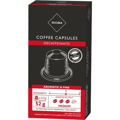 Rioba Espresso Decaffeinato kapsle pro Nespresso 10 ks