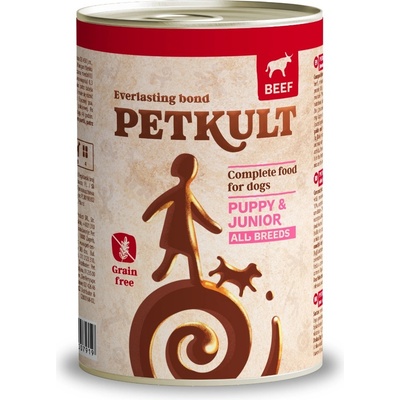 PetKult Dog Junior hovädzie 24 x 400 g