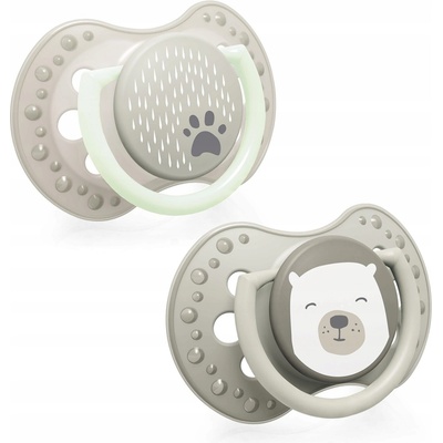 LOVI silikon dynamický Buddy Bear 2ks hnědá